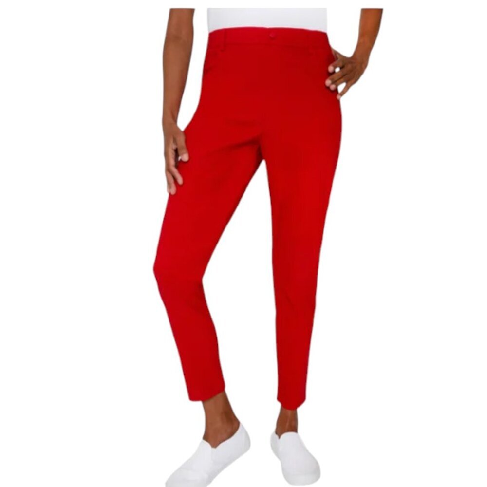 NEW Mario Serrani Pull-On Pant | Red